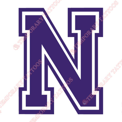 Northwestern State Demons Customize Temporary Tattoos Stickers NO.5694